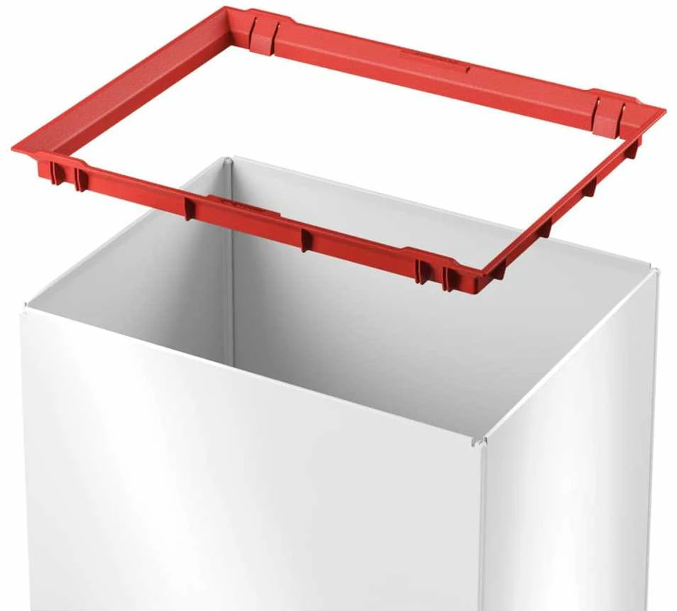 Hailo Šiukšliadėžė Big-Box Swing, baltos spalvos, 52l, XL dydžio