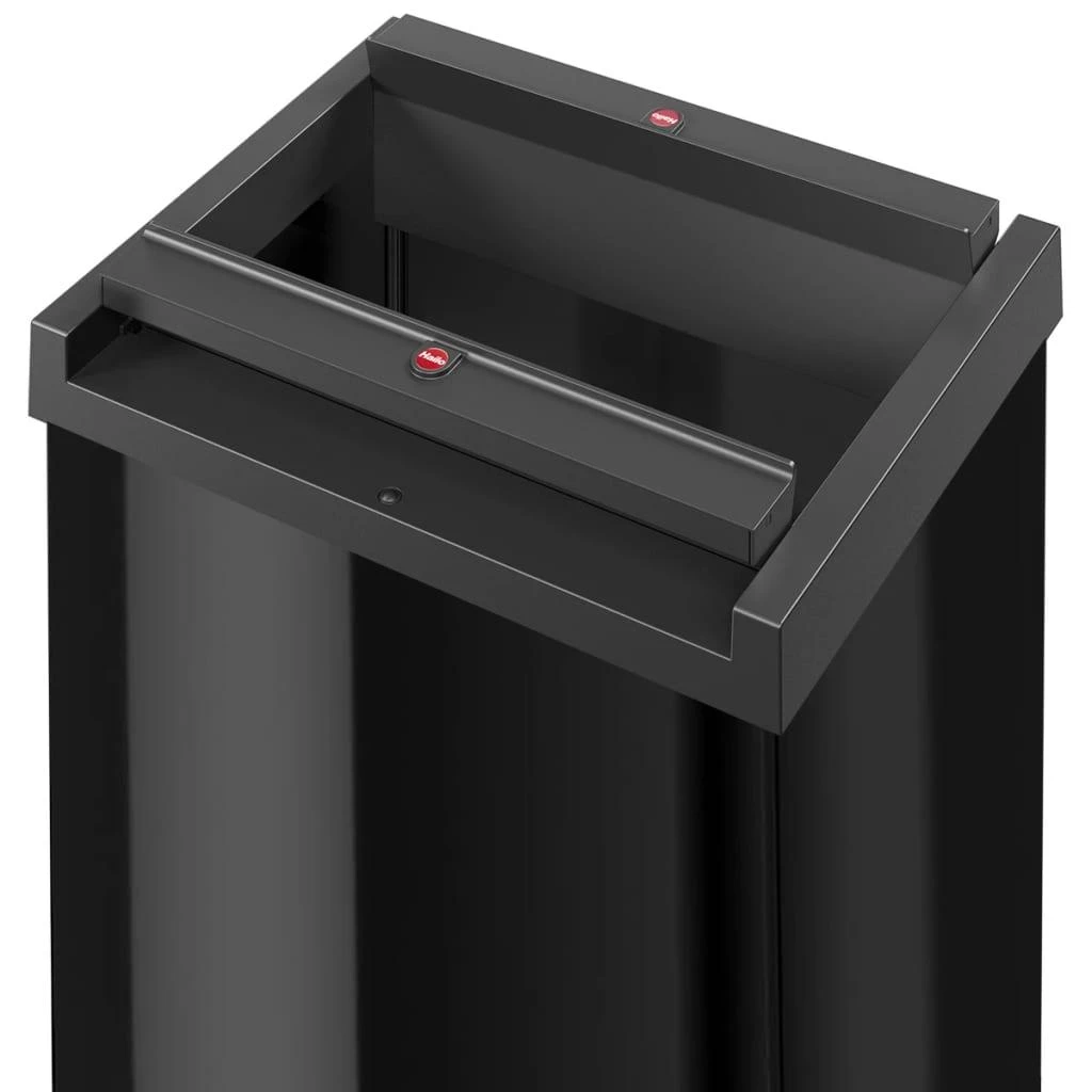 Hailo Šiukšliadėžė Big-Box Swing, juodos spalvos, 52l, XL dydžio