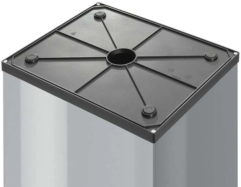 Hailo Šiukšliadėžė Big-Box Swing, sidabrinės spalvos, 35l, L dydžio