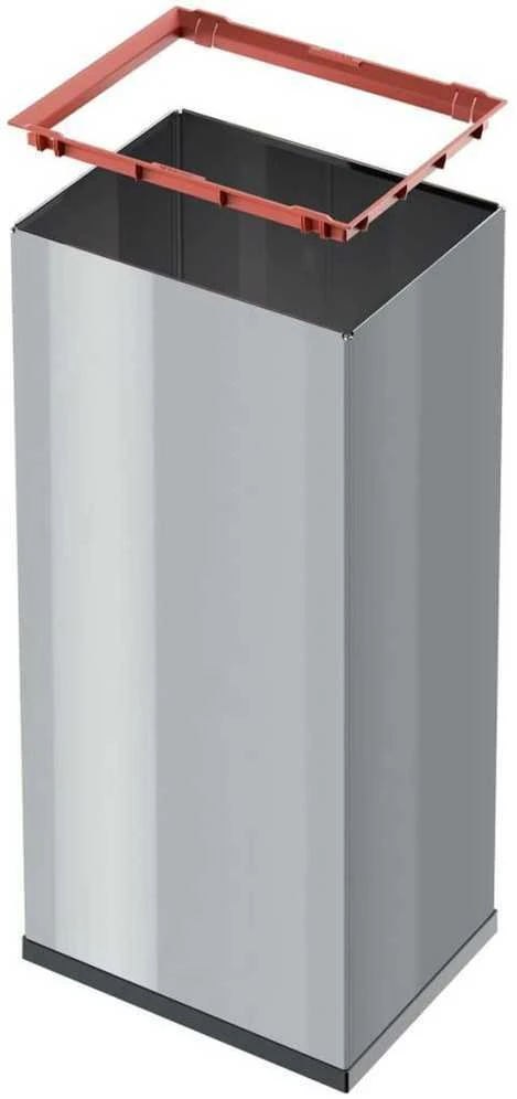 Hailo Šiukšliadėžė Big-Box Swing, sidabrinės spalvos, 52l, XL dydžio