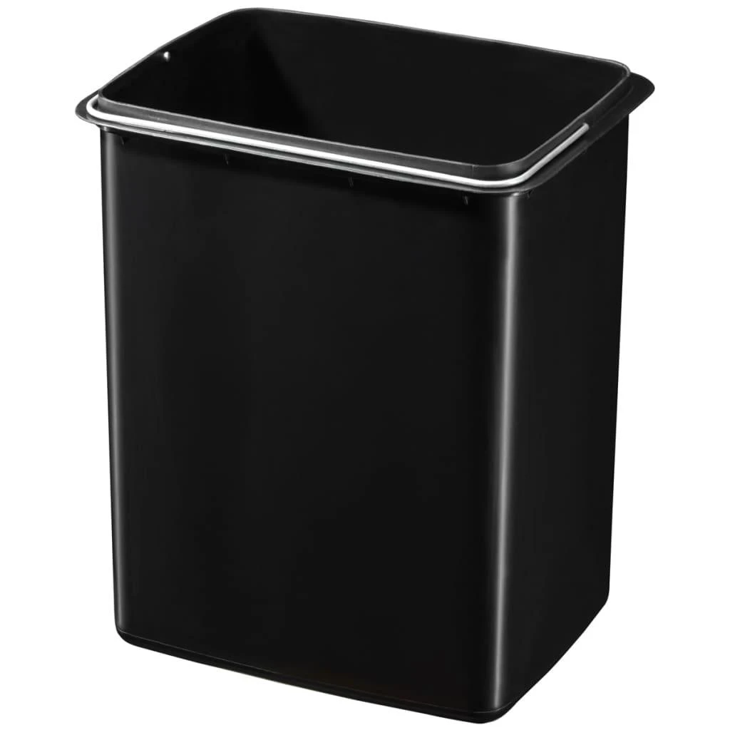 Hailo Šiukšliadėžė su pedalu Oko Duo Plus, juoda, 17l+9l, L dydžio