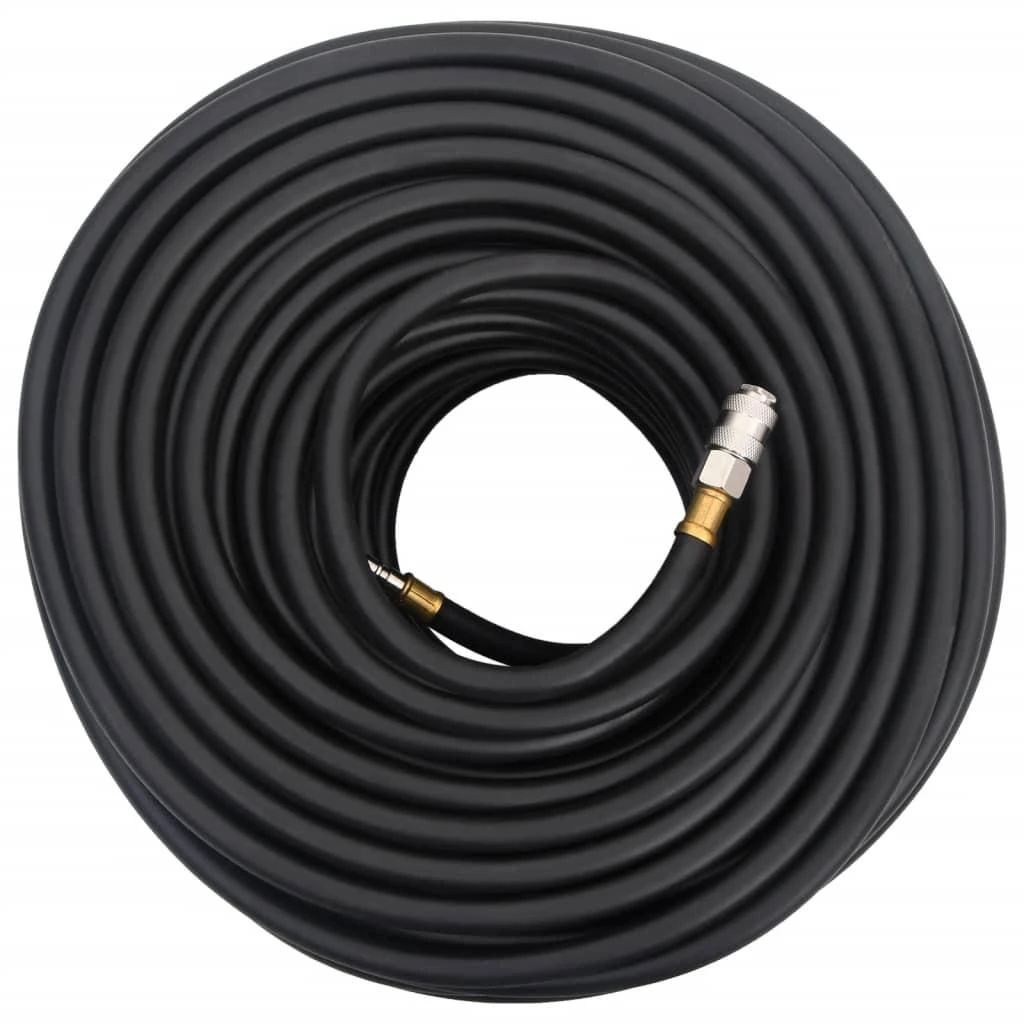 Hibridinė oro žarna, juodos spalvos, 0,6", 100m, guma ir PVC