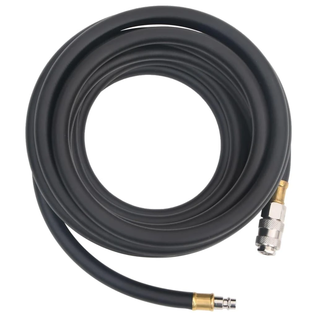 Hibridinė oro žarna, juodos spalvos, 0,6", 10m, guma ir PVC
