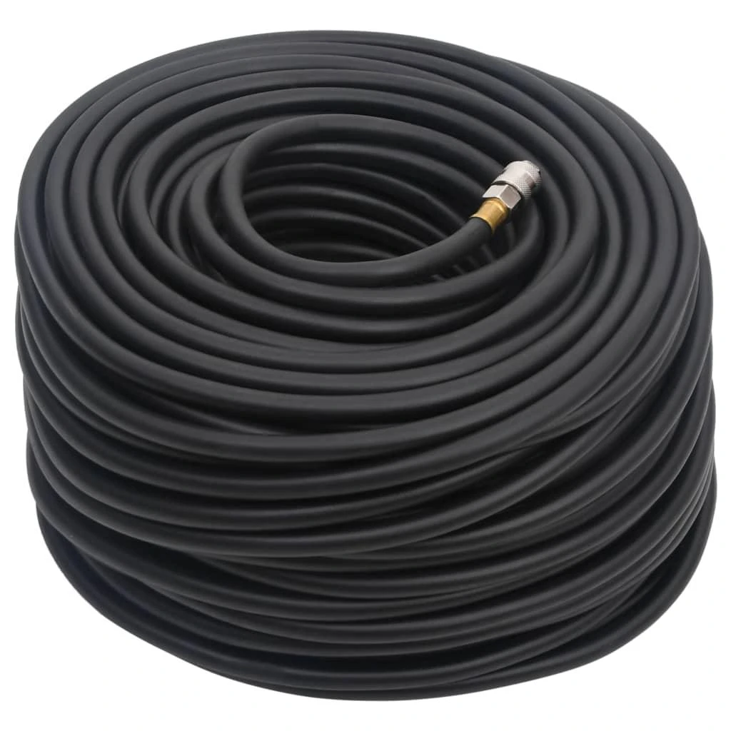 Hibridinė oro žarna, juodos spalvos, 0,6", 50m, guma ir PVC
