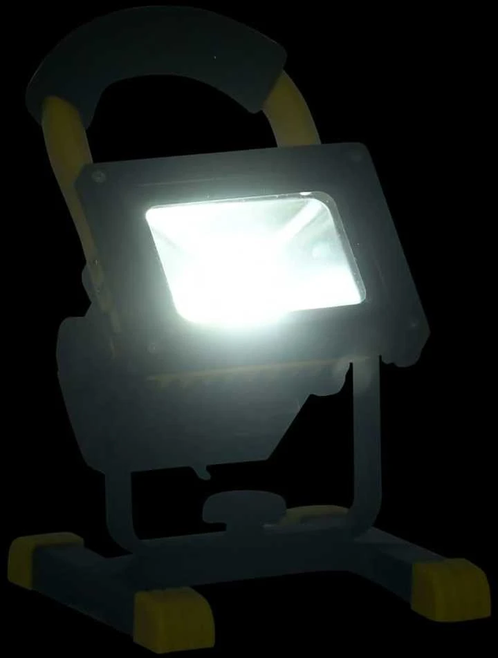 Įkraunamas LED šviestuvas su rankena, šaltas baltas, 30W