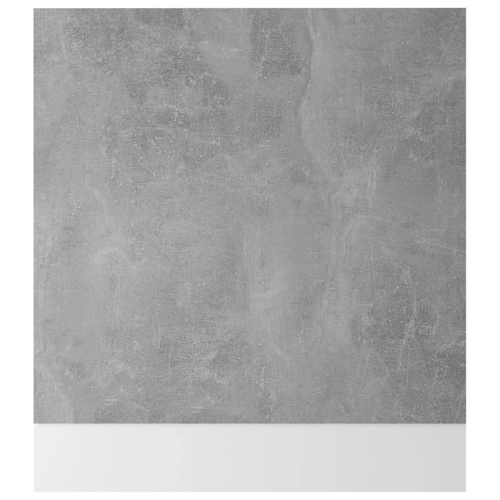 Indaplovės plokštė, betono pilka, 59,5x3x67cm, apdirbta mediena
