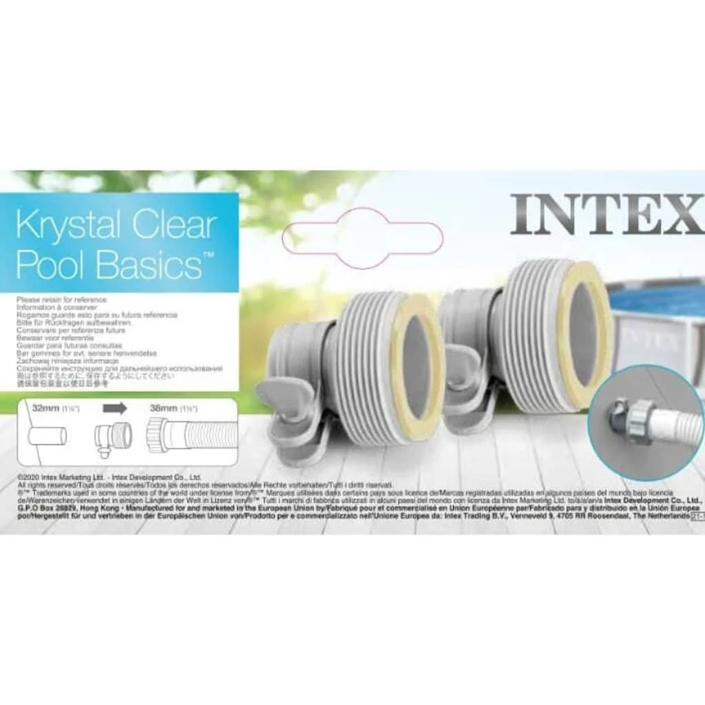 Intex Adapteriai B žarnoms, 2vnt., nuo 32-38mm