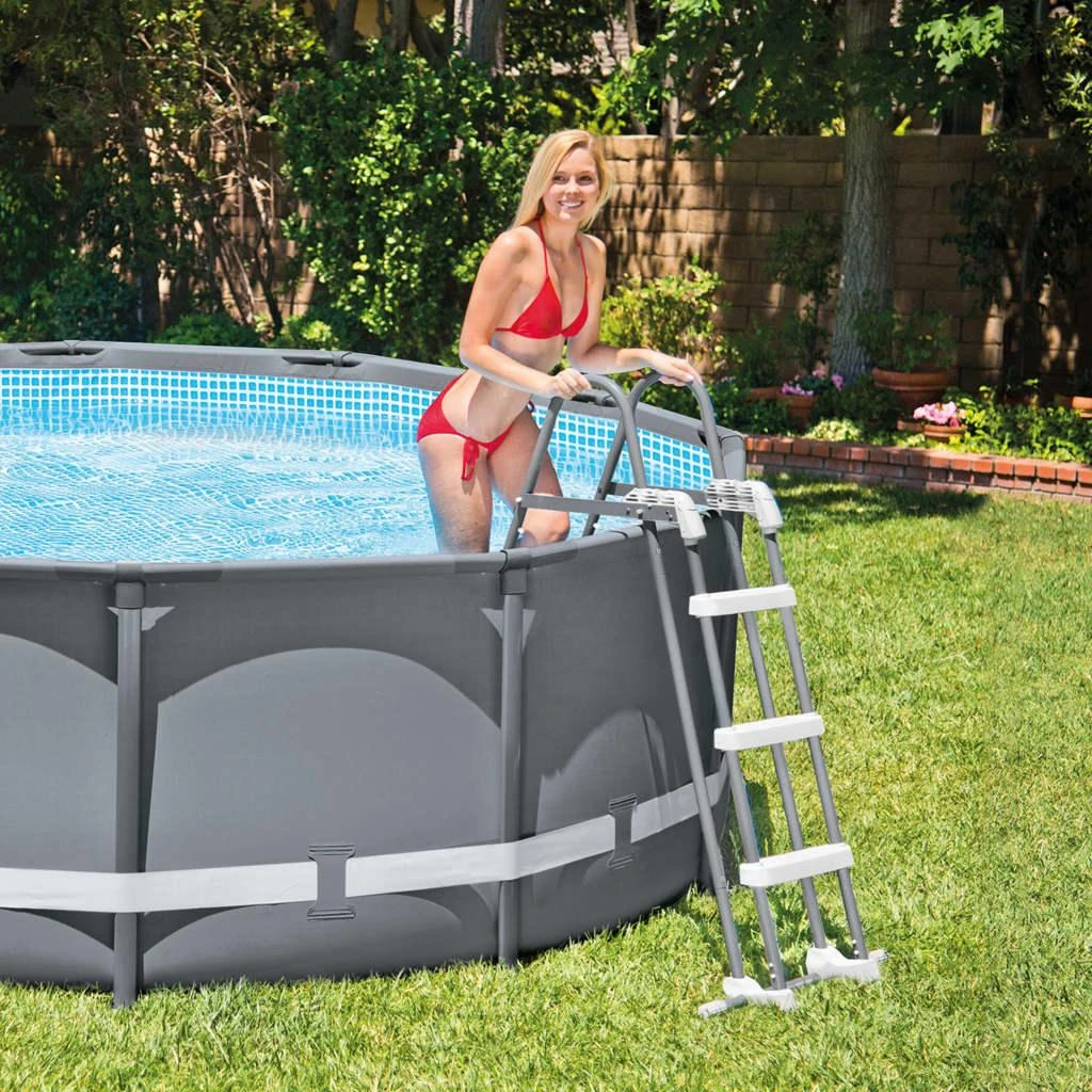 Intex baseino kopėčios su nuimamais laipteliais 110 cm