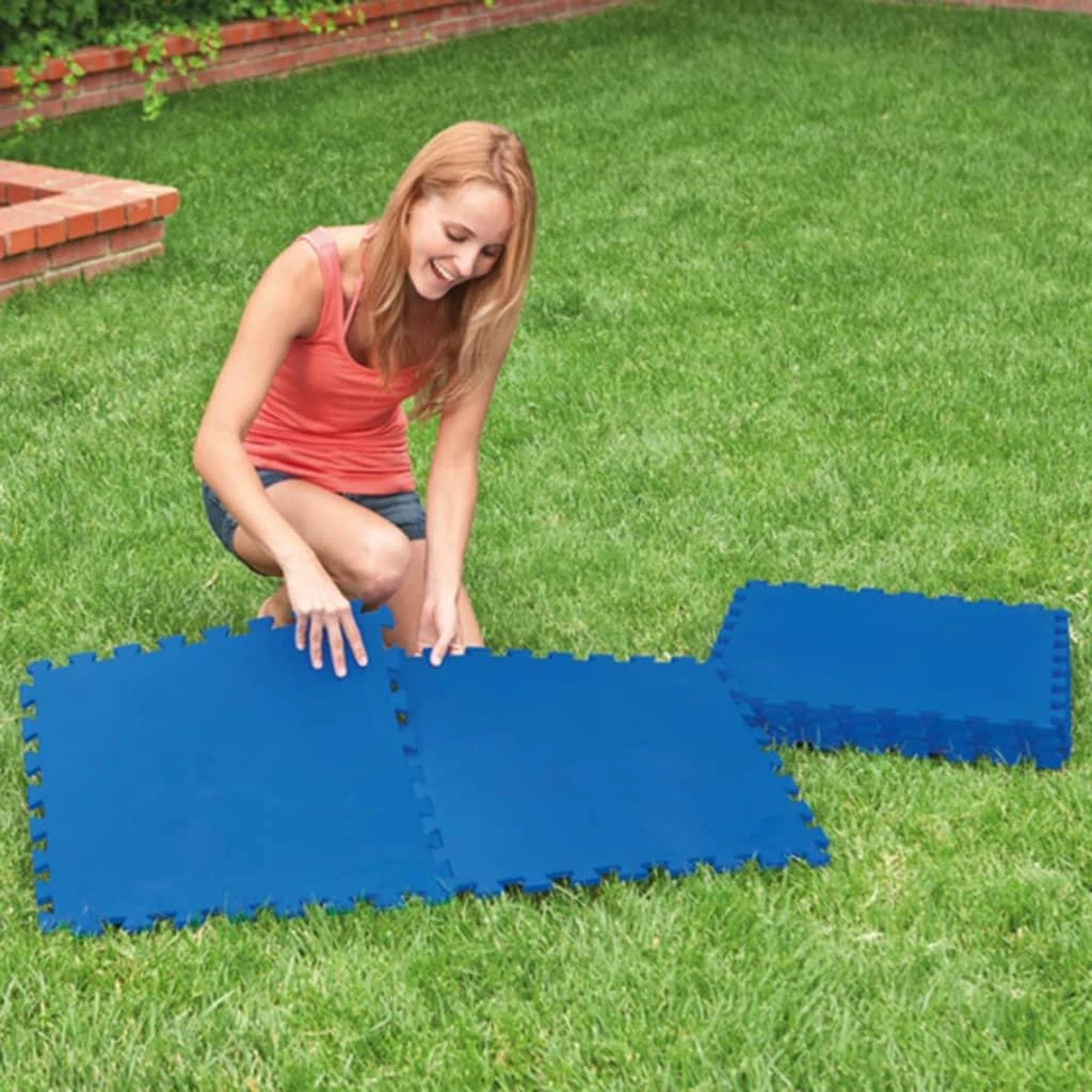 Intex Baseino grindų apsaugos, 8vnt., mėlynos spalvos, 50x50cm