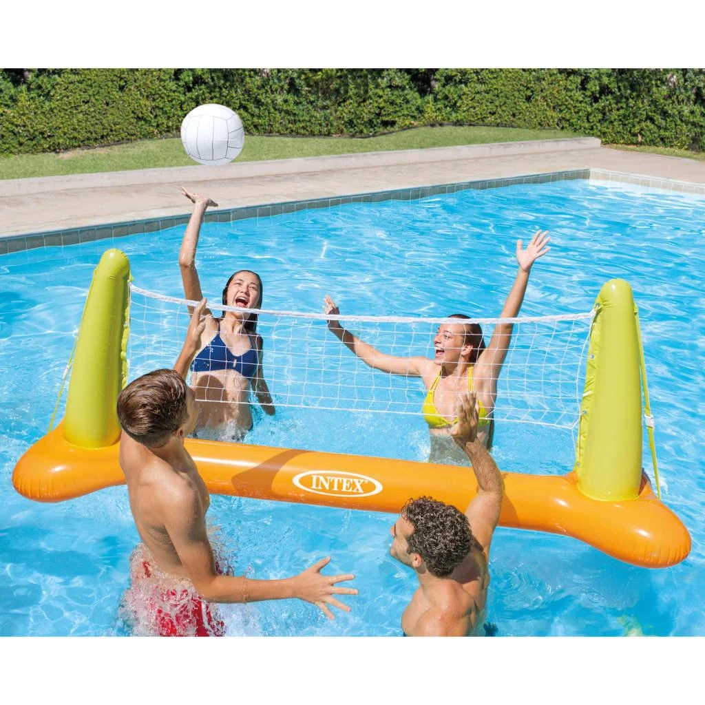 Pripučiamas tinklinio tinklas su kamuoliu INTEX, 239x64x91cm 56508NP