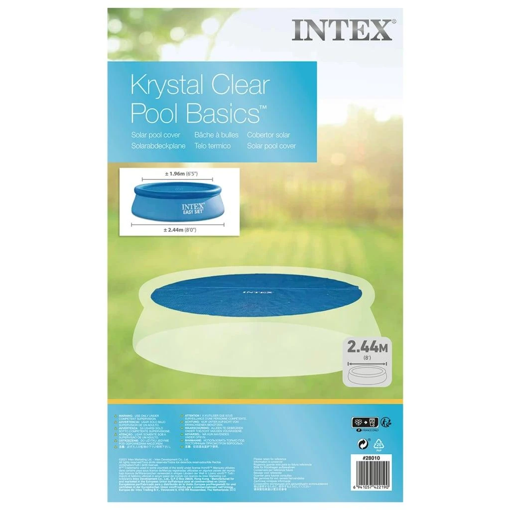 Telone Intex Baseino uždangalas, mėlynas, 206cm, polietilenas