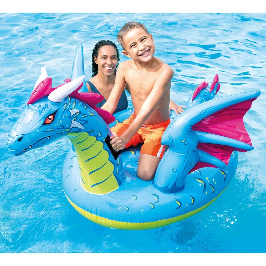 Intex Dragon Ride-on Pripučiamas plaustas, 201x191cm