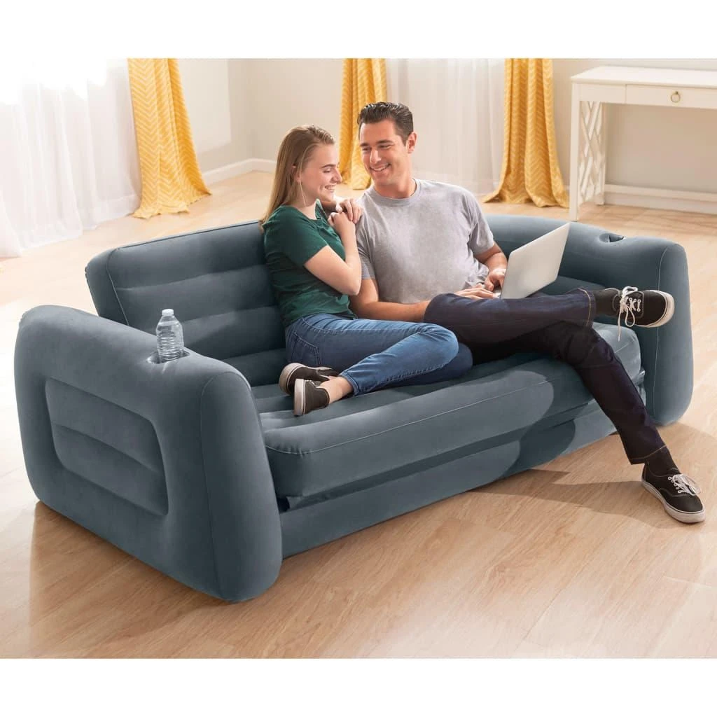 2-in-1 INTEX 66552 pripučiamas sofos-lovos ištiesiamas čiužinys