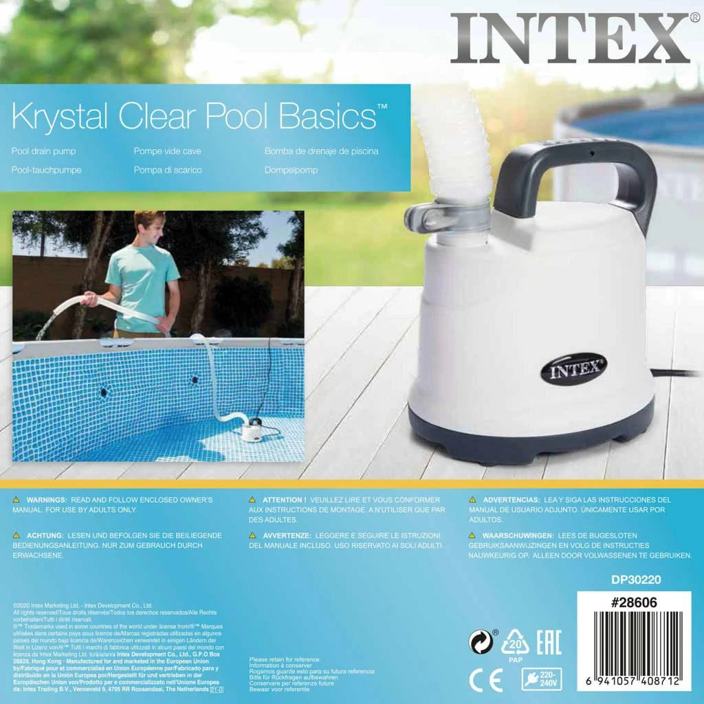Intex baseino nusausinimo siurblys (28606) 3595l/h