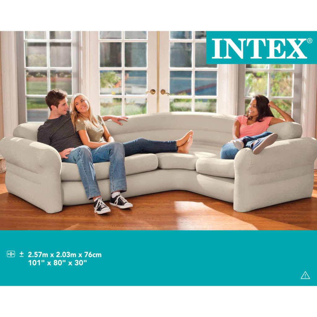 Intex pripučiama kampinė sofa, 257x203x76 cm 68575NP