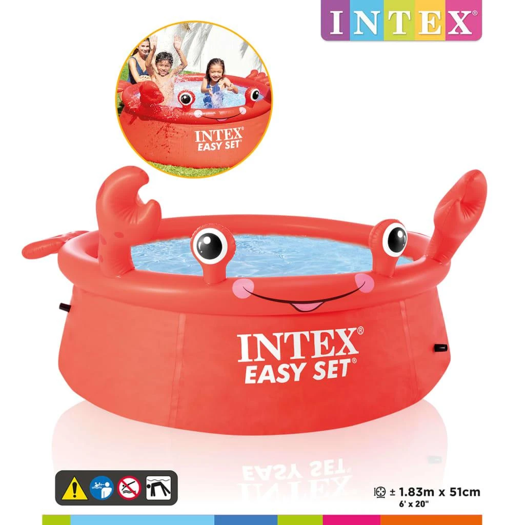 Amo Toys Intex | Happy Crab Easy Set Pool