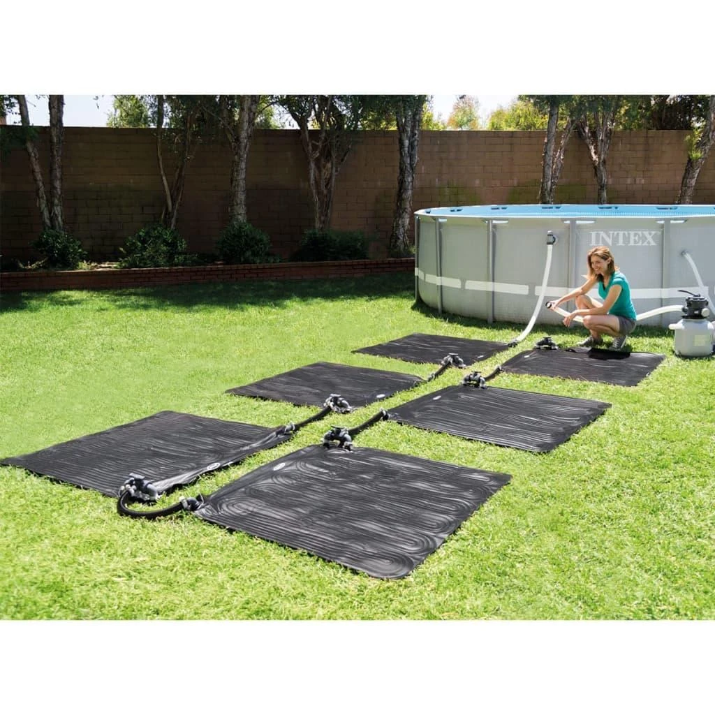 Intex Saulės energija šildomas kilimėlis, juodos sp., 1,2x1,2 m, PVC