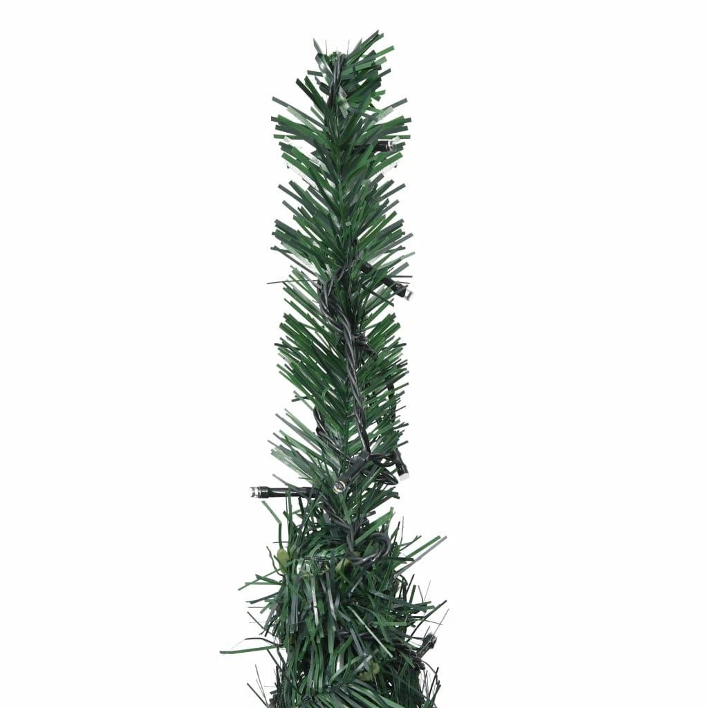 Išskleidžiama apšviesta dirbtinė Kalėdų eglutė, žalia, 180cm
