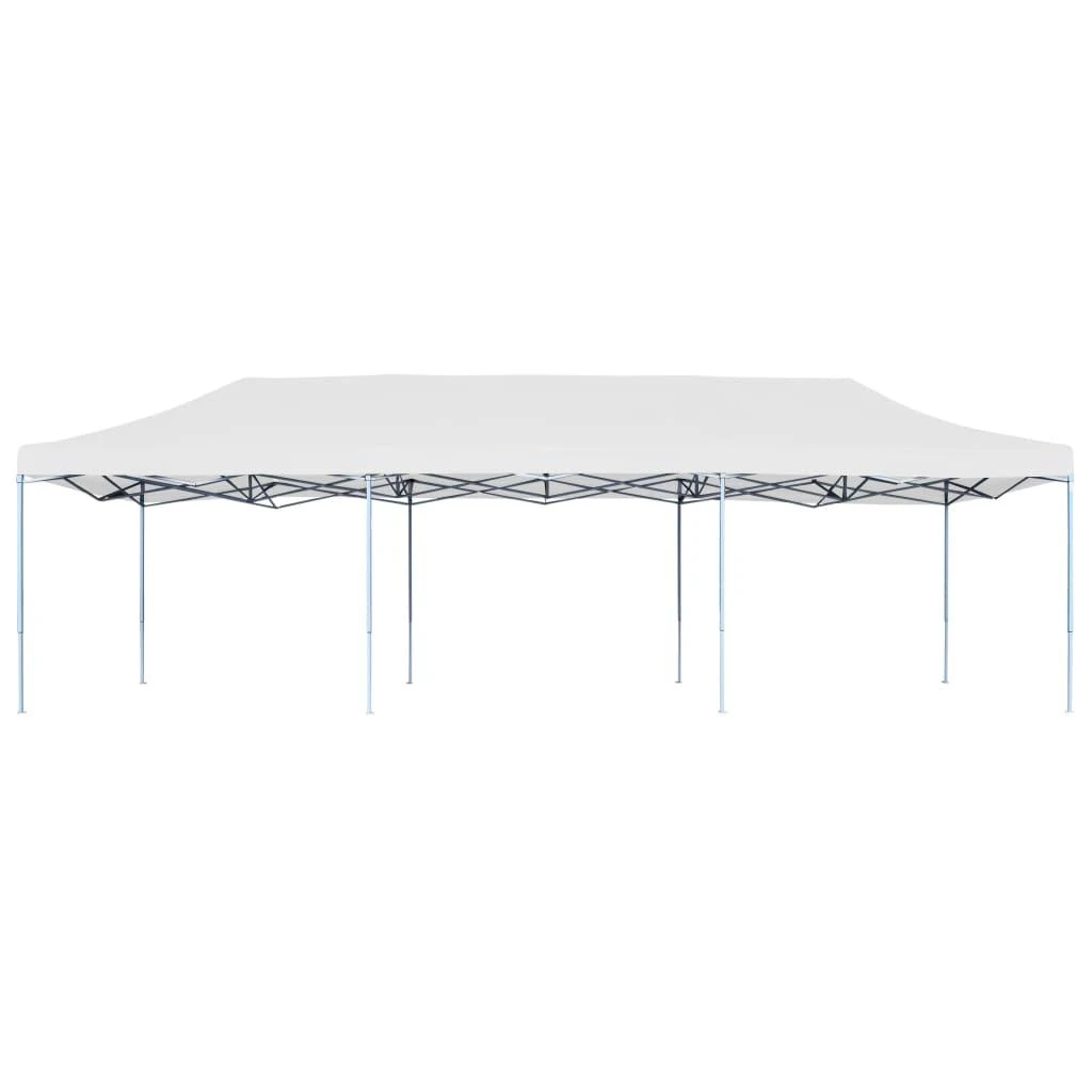 Išskleidžiama proginė palapinė, baltos spalvos, 3x9 m