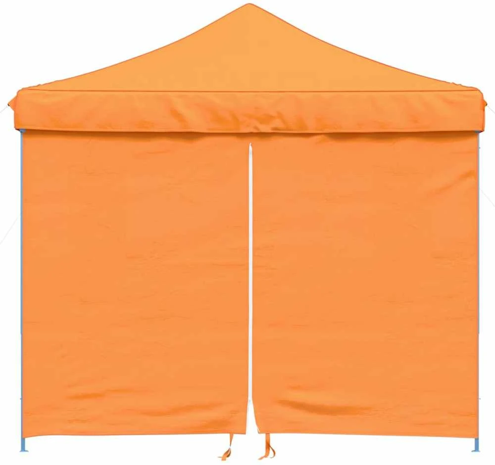 Išskleidžiama proginė palapinė su 4 sienomis, oranžinė