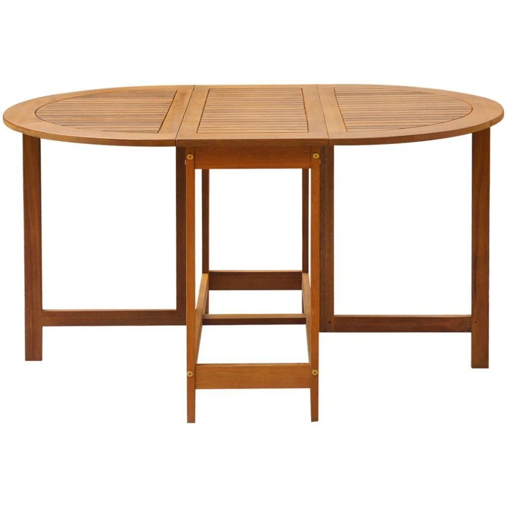 Sodo stalas, 130x90x72cm, akacijos medienos masyvas
