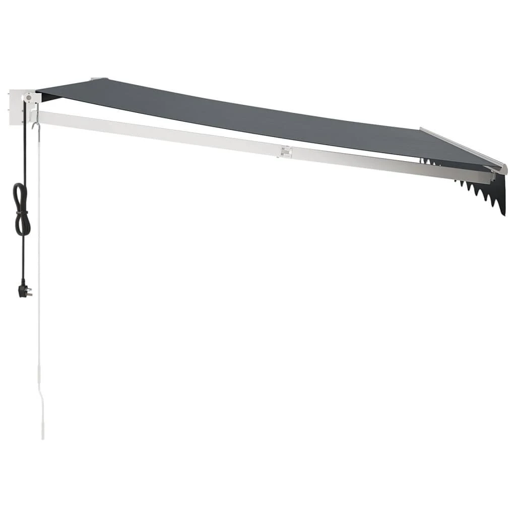 Automatinė ištraukiama markizė, antracito spalvos, 3,5x2,5m