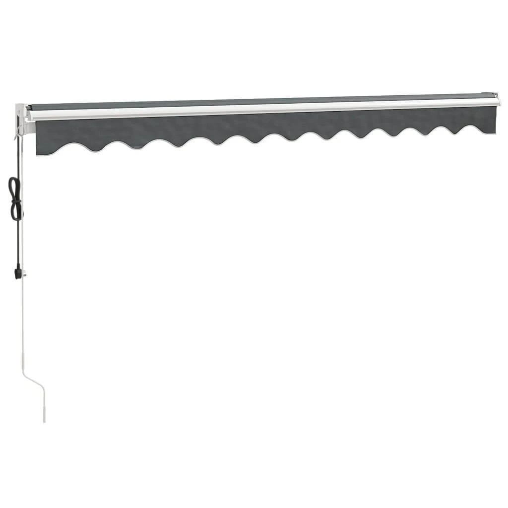 Automatinė ištraukiama markizė, antracito spalvos, 3,5x2,5m