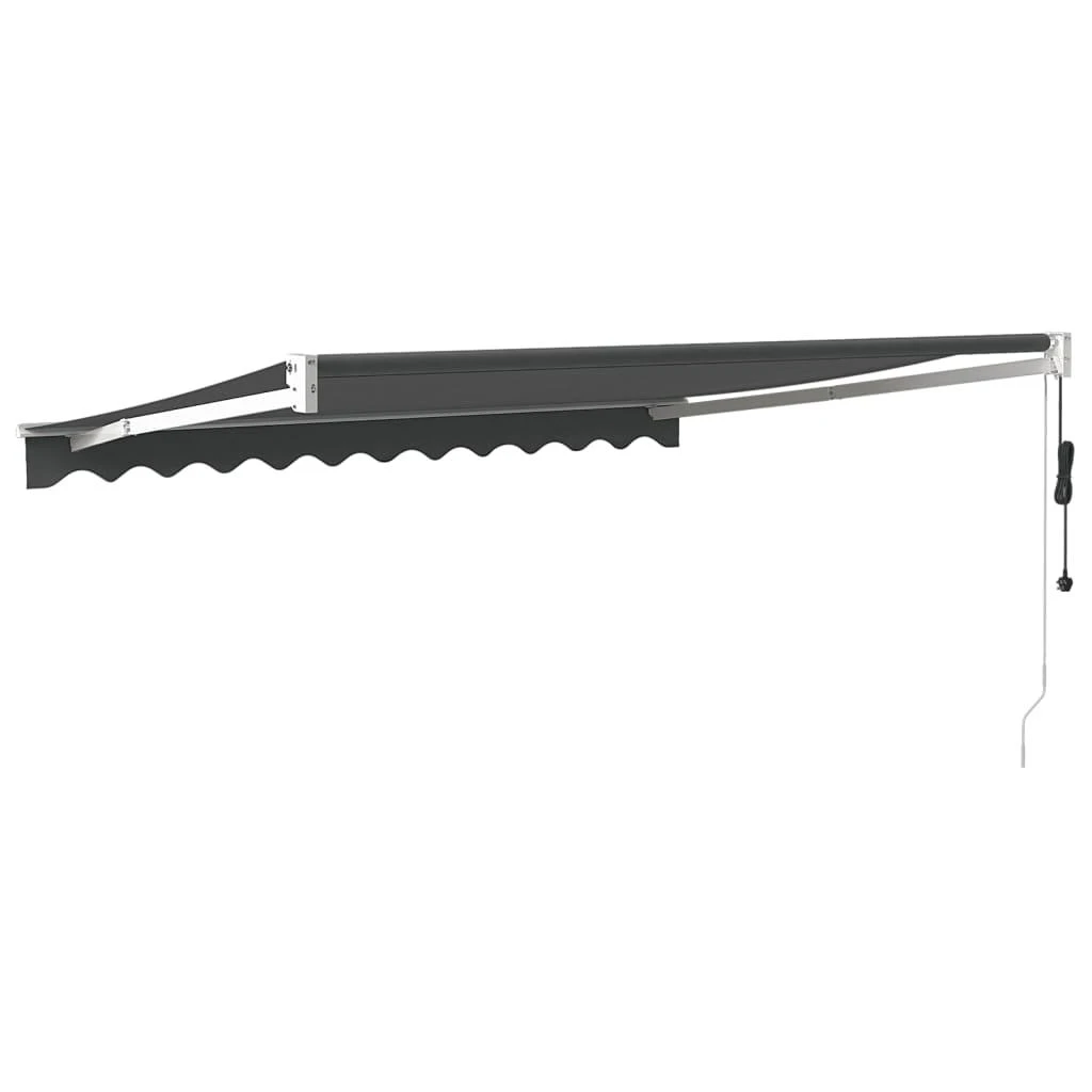 Automatinė ištraukiama markizė, antracito spalvos, 3,5x2,5m