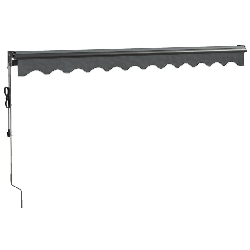 Automatinė ištraukiama markizė, antracito spalvos, 3x2,5m