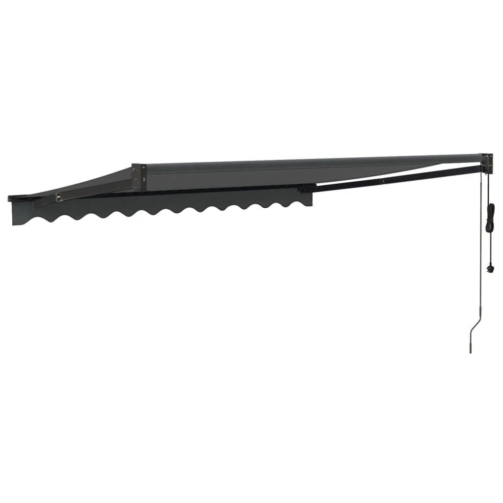 Automatinė ištraukiama markizė, antracito spalvos, 3x2,5m