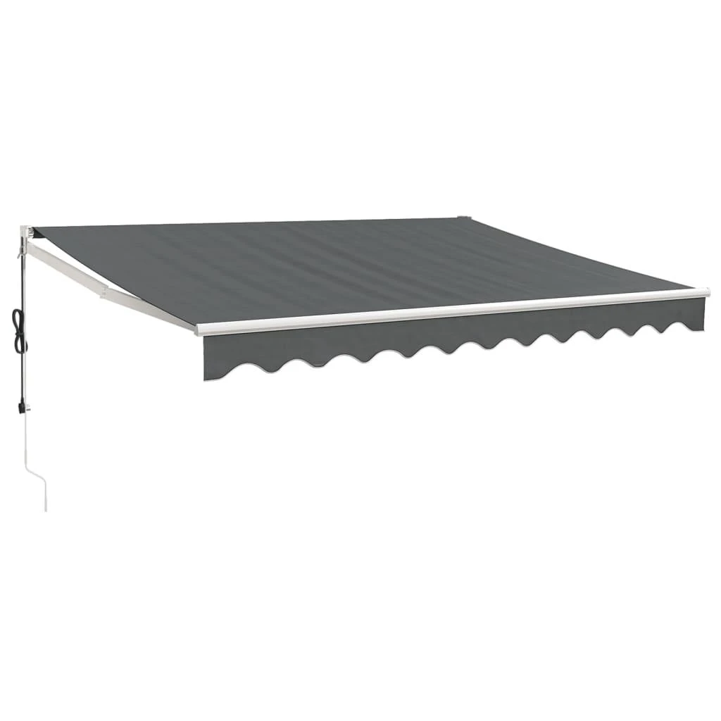 Automatinė ištraukiama markizė, antracito spalvos, 3x2,5m
