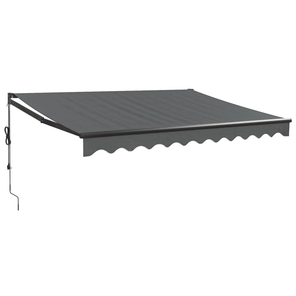 Automatinė ištraukiama markizė, antracito spalvos, 3x2,5m