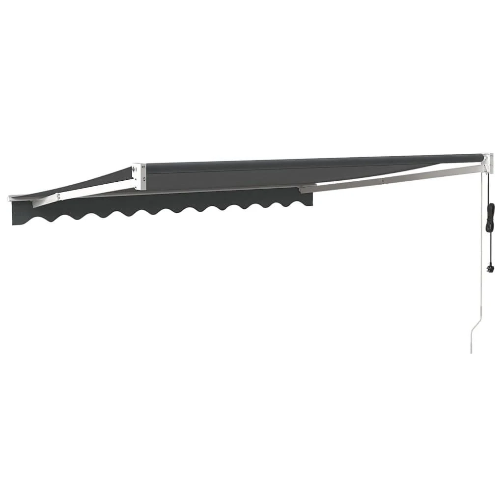 Automatinė ištraukiama markizė, antracito spalvos, 3x2,5m
