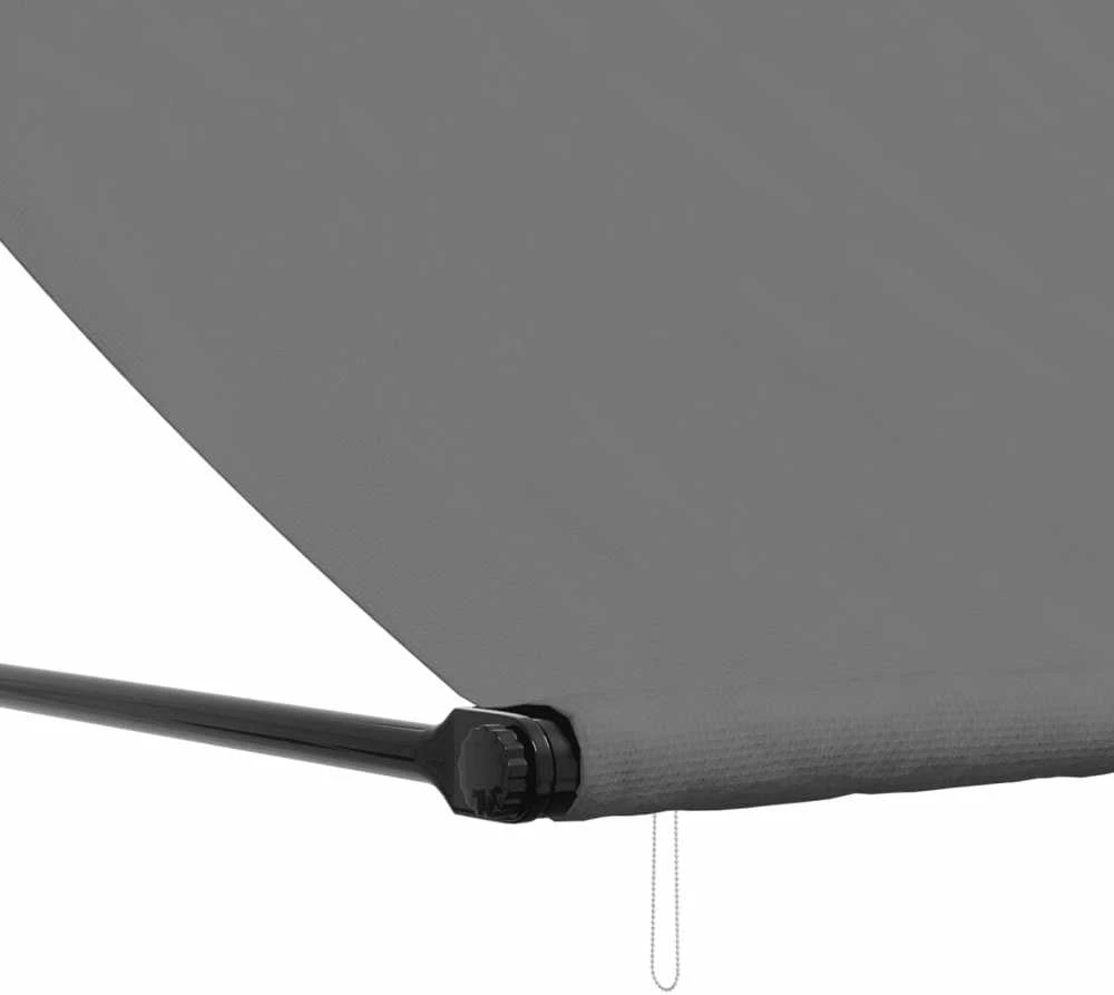 Ištraukiama markizė, antracito, 400x150cm, audinys ir plienas