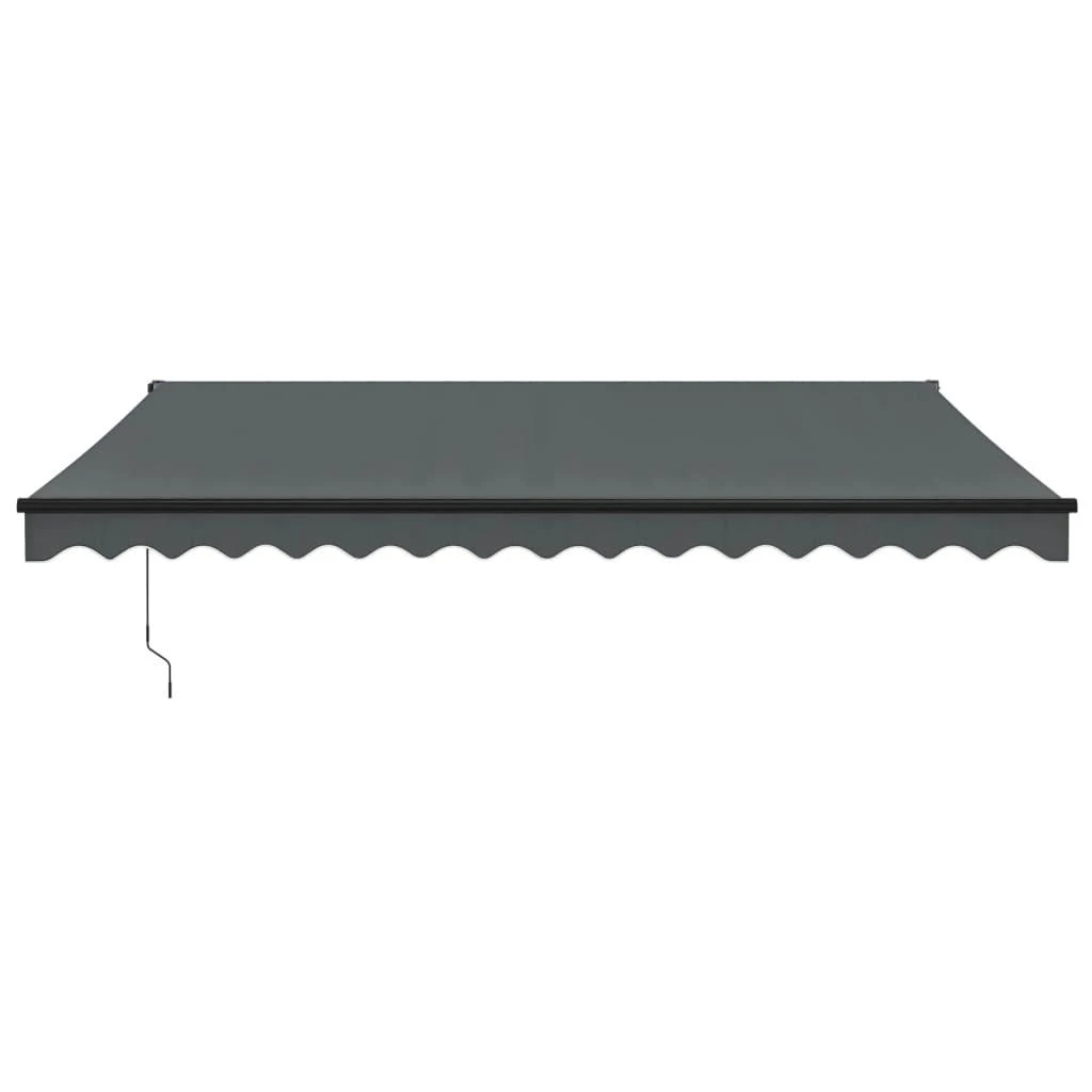 Automatinė ištraukiama markizė, antracito spalvos, 4,5x3m