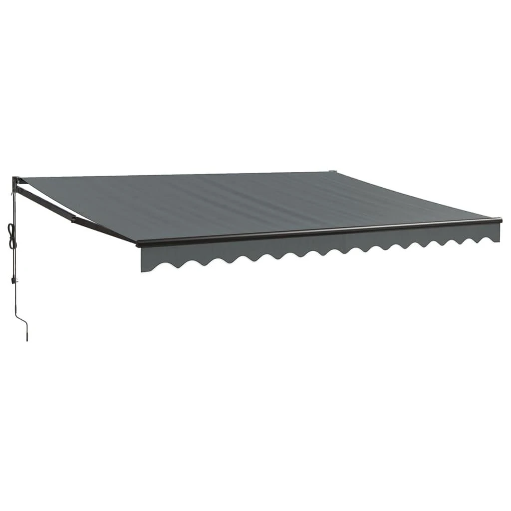 Automatinė ištraukiama markizė, antracito spalvos, 4x3m