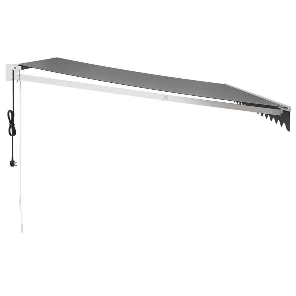 Automatinė ištraukiama markizė, antracito spalvos, 4x3m