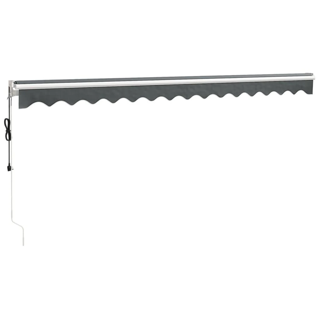 Automatinė ištraukiama markizė, antracito spalvos, 4x3m