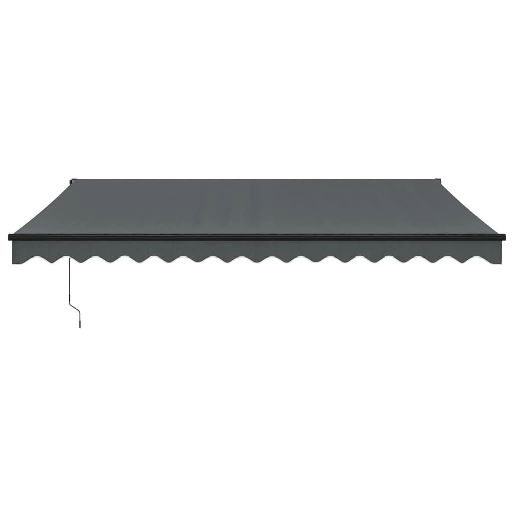 Automatinė ištraukiama markizė, antracito spalvos, 4x3m