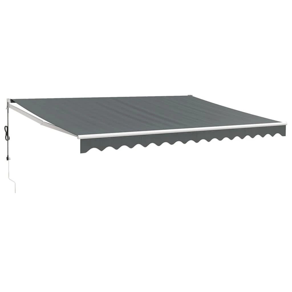 Automatinė ištraukiama markizė, antracito spalvos, 4x3m