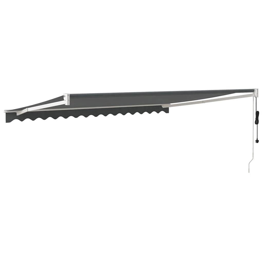 Automatinė ištraukiama markizė, antracito spalvos, 4x3m