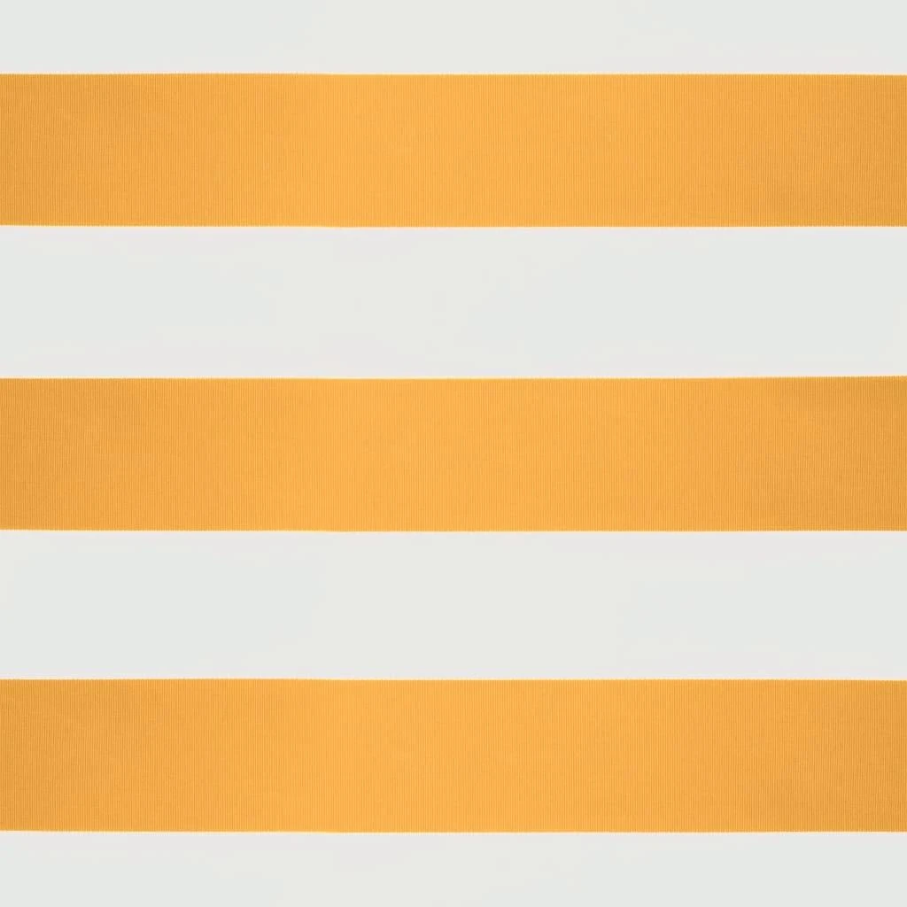 Ištraukiama markizė, geltona/balta, 4,5x3m, audinys/aliuminis