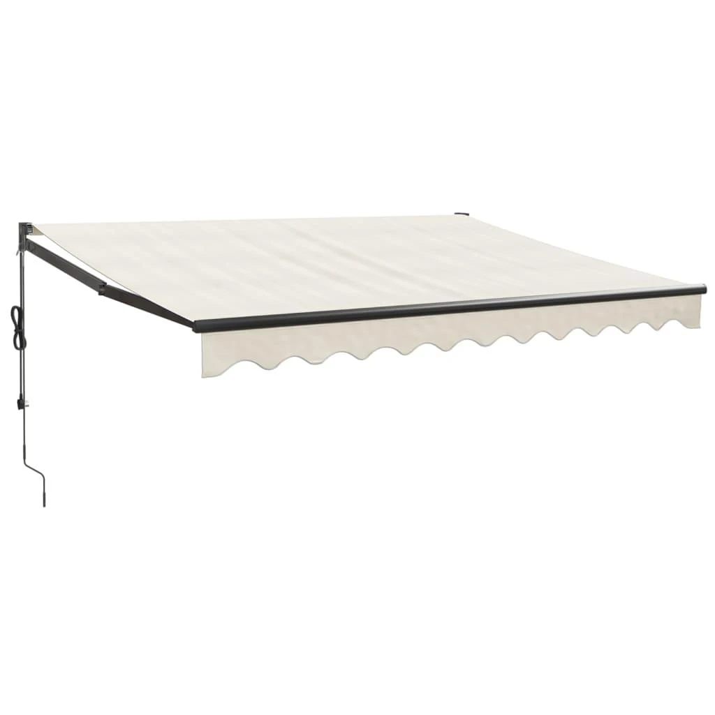 Automatinė ištraukiama markizė, kreminės spalvos, 3,5x2,5m