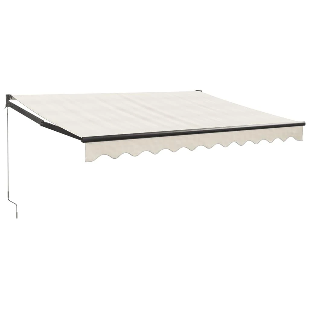 Ištraukiama markizė, kreminė, 3x2,5m, audinys ir aliuminis