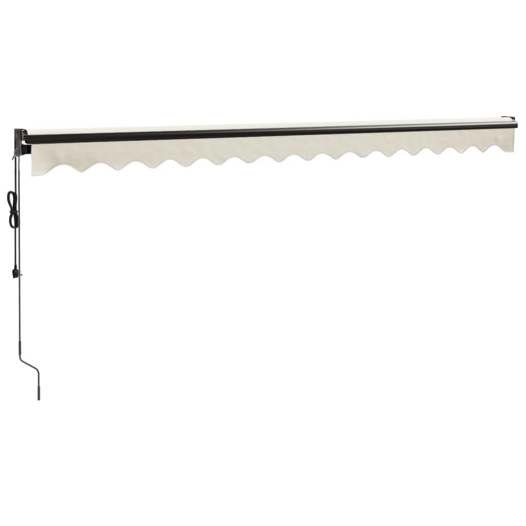 Automatinė ištraukiama markizė, kreminės spalvos, 4,5x3m