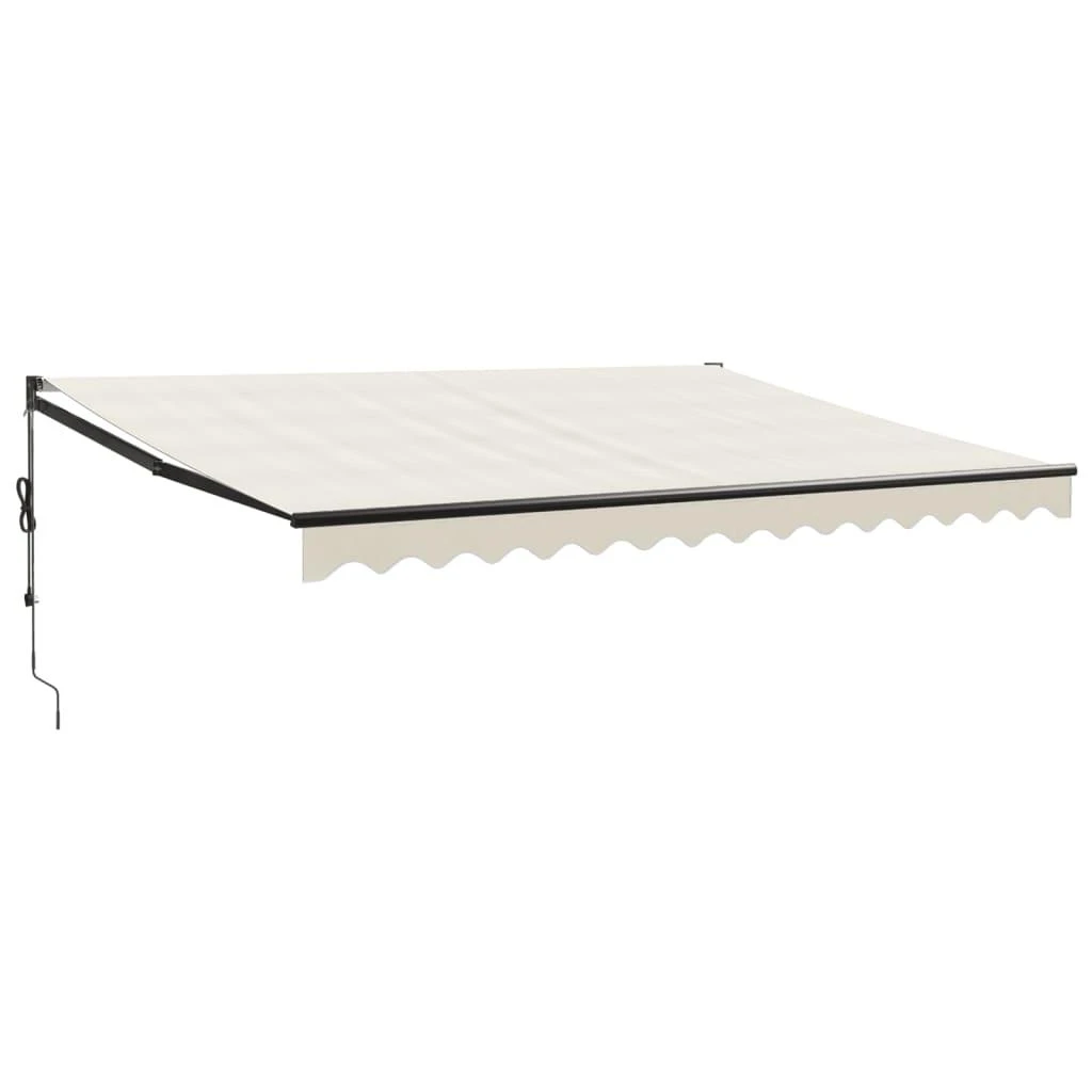 Automatinė ištraukiama markizė, kreminės spalvos, 4x3m