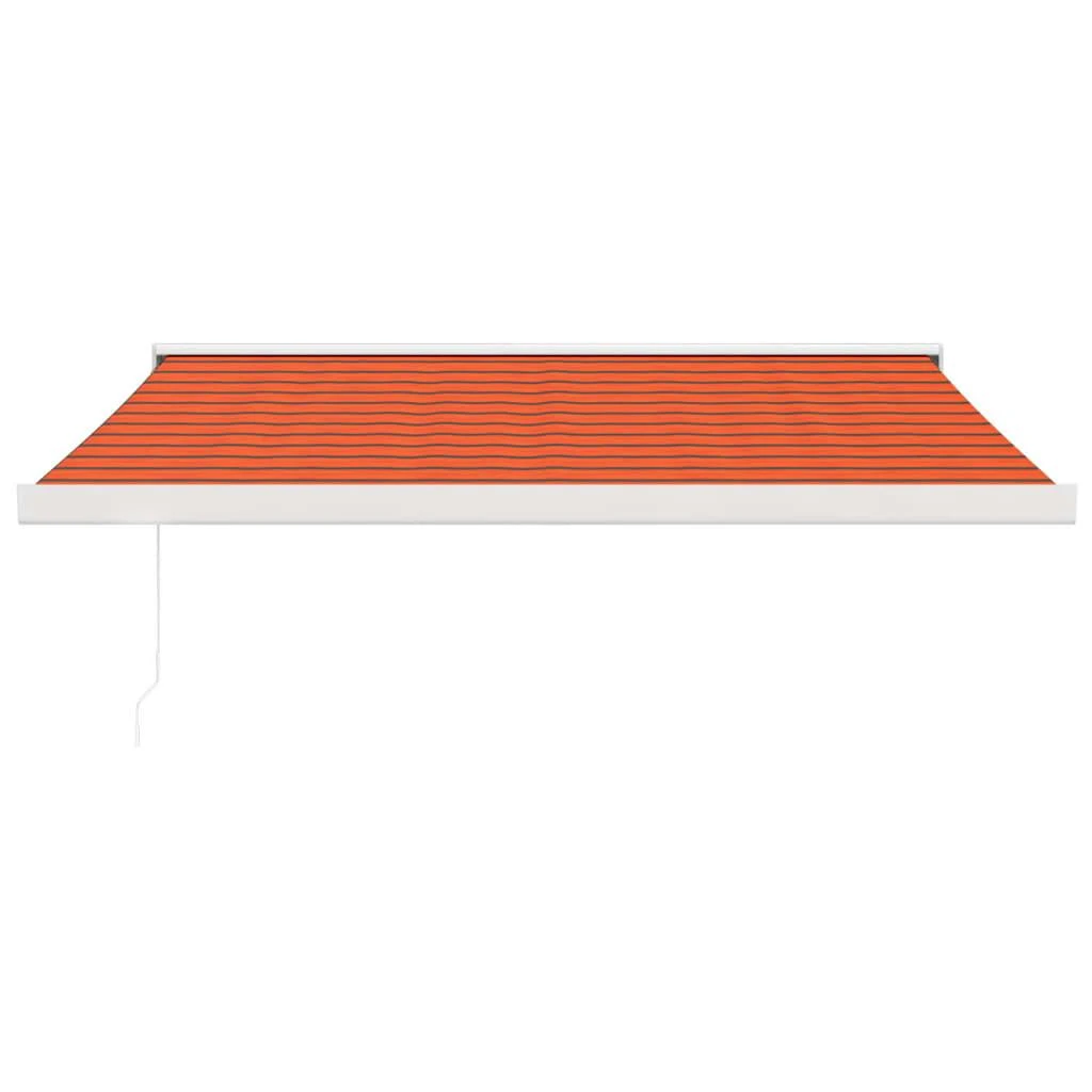 Ištraukiama markizė, oranžinė/ruda, 3,5x2,5m, audinys/aliuminis