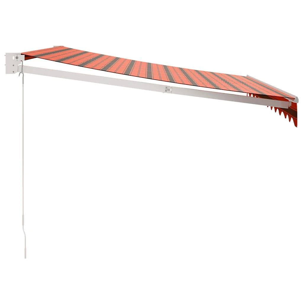 Ištraukiama markizė, oranžinė/ruda, 3,5x2,5m, audinys/aliuminis