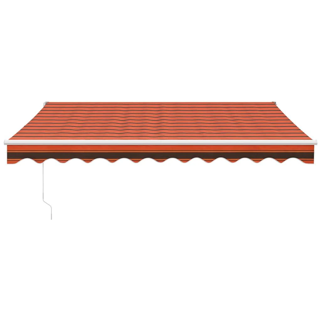 Ištraukiama markizė, oranžinė/ruda, 3,5x2,5m, audinys/aliuminis
