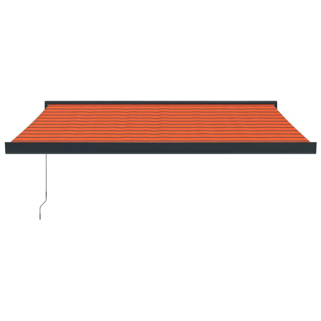 Ištraukiama markizė, oranžinė/ruda, 3,5x2,5m, audinys/aliuminis
